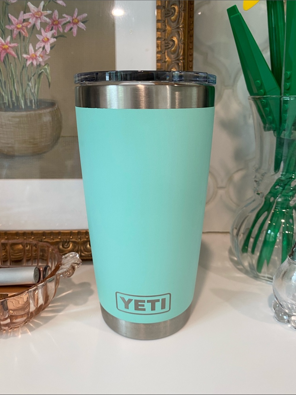 Yeti 20oz Rambler in Seafoam